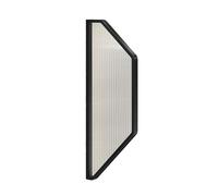 WallMounted Urinal Partition Privacy Screen for Men's Toilets Durable Urinal Dividers for Schools Shopping Centers Public Places (Black Set of 2)
