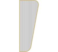 WallMounted Urinal Partition ScreenModern Gold Wrought Iron Divider for Men’s RestroomsDurable 1Piece Privacy Protection Solution