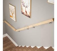WallMounted Wood Grab Bar for Elderly 2ft Safe Support Rail Sturdy Handrail for Home Garden Lofts & Decking Secure Safety Aid for Seniors