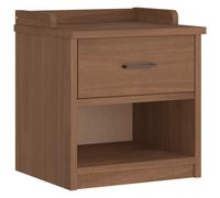 (wallnut) vidaXL Hallway Bench SANDNES 45x40x50 cm Solid Wood Pine bench hall bench
