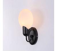 Wallp,Modern White Glass Globe Shaded Wall Light Fixture, Bedroom Bedsidep Indoor Decor Sconce, Corridor Sconce Wall Lightifitting,D Century Sphere/Gold/Black