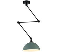 Wallp Nordic Industrial Spotlight Ceilimount Fixture Rise and Fall Metal Spwall Light 9 Colourp Shade Ceilingp for Coffee Bar Store Diniroom/Green/a
