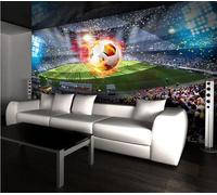 Wallpaper 3D Mural A Huge Football Field Murals Wallpaper for Bedroom and Living Room Wall Decoration -ZX12595-300x210cm