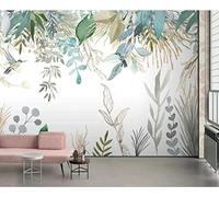 Wallpaper 3D Mural Bird Flower Leaf Photo Mural Home Decor for Living Room and Bedroom -songqians-17073-430cmx300cm