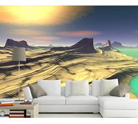 Wallpaper 3D Mural Mountains Deserts Photo Mural Home Decor for Living Room and Bedroom -songqians-08401-330cmx245cm