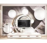 Wallpaper 3D Mural Staircase Building Space Murals Wallpaper for Bedroom and Living Room Wall Decoration -ZX14092-400x255cm
