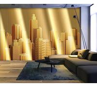 Wallpaper 3D Mural Urban High-Rise Buildings Murals Wallpaper for Bedroom and Living Room Wall Decoration -ZX00655-400x255cm