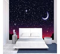 Wallpaper 3D Photo Wallpaper Universe Outer Space Landscape 140(W)X70(H)Cm Mural Living Room Kitchen Bedroom Wall 3D Wallpaper Paste Living Room The Wall For Bedroom Mural Office Dining Room --9205453
