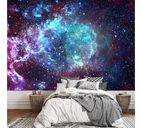 Wallpaper 3D Self-Adhesive Wallpaper Murals Living Room Bedroom Wall Decoration Custom Universe Outer Space Landscape 400(W)X280(H)Cm 3D Wallpaper Paste Living Room The Wall For Bedroom Wall P-163702