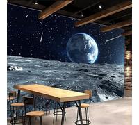 Wallpaper Bedroom 350x260cm Alien Earth Floral Wallpaper Seamless Multi-Panel Art Set Made from Oil Canvas, Perfect for Minimalist Living Spaces EB24-10329