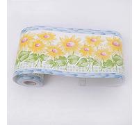 GouieRylin Wallpaper Border,Peel and Stick Sunflower 10.6×1000cm