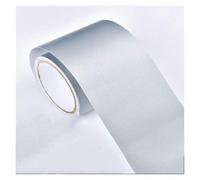 Wallpaper Border Self Adhesive 16.4 ft，Panels Ceiling Door Frame Wai Line Interior Decoration(Silver,20cm)