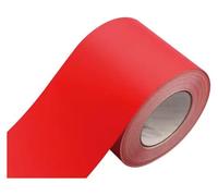 Wallpaper Border Self Adhesive,Wall Edging Border Trim 16.4ft Strip Self Adhesive Wallpaper Decor(Matte Red,20cm(W) X5m(L))