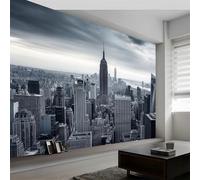 Wallpaper Cityscape Skyscraper Photo Murals, Cityscape Wall Mural Photo Wallpaper, 200 x 140 cm (W x H) Wallpaper Mural Wall Art for Living Room Bedroom Children's Room Corridor
