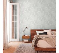 Livingwalls Daniel Hechter Designer Wallpaper - Sturdy Non-Woven Wallpaper with Floral Design - 10,05 m x 0,53 m - Green, Grey, White - Made in Germany - 781513