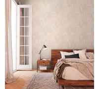 Wallpaper Daniel Hechter leaf pattern floral orange cream 78151-1 (3,47£/1qm)