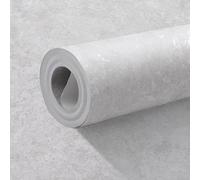 Wallpaper Decoration， Grey Concrete Effect Thick Textured | Distressed Concrete Design Industrial Cement Metallic Glitter Decorative Roll for Living Room Hallway Bedroom