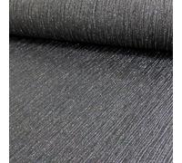 WALLPAPER EMPIRE Crystal Plain Pattern Textured Stripe Glitter Motif Vinyl Wallpaper Black, 9003