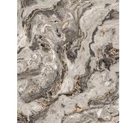 Wallpaper Empire Luxury Abstract Marble Effect Wallpaper - Grey, Black & Gold Texture