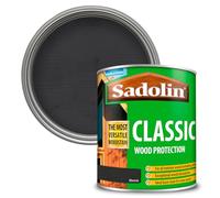 WALLPAPER EMPIRE Sadolin Classic All Purpose Woodstain 750ml - Deep Penetrating Protection (Ebony)