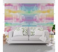 Wallpaper Fantasy Abstract Graffiti Colorful 300x210cm(W x H) Wall Mural Non-Woven 3D Mural Wallpaper Stickers Abstract Graffiti Removable Wall Paper Modern for Living Room Bedroom Kitchen Hallway