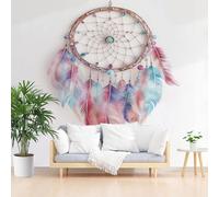 Wallpaper for Walls Roll Wall Mural Bohemian Tie-Dye Decoration Child Room Girls Bedroom Dorm 3D Effect Wallpaper Removable, Geometric Wind Chimes Paste The Paper 400x280cm(W x H)
