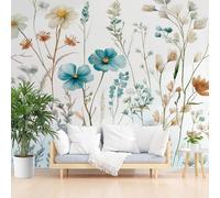 Wallpaper for Walls Roll Wall Mural Natural Floral Weeds Decoration Child Room Girls Bedroom Dorm 3D Effect Wallpaper Removable, Plant Floral Paste The Paper 365x254cm(W x H)
