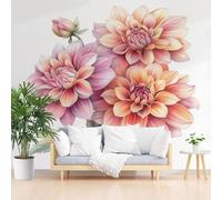Wallpaper for Walls Roll Wall Mural Painted Art Floral Decoration Child Room Girls Bedroom Dorm 3D Effect Wallpaper Removable, Florence Paste The Paper 250x175cm(W x H)