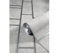 Wallpaper Greige Graphical Pattern Modern for Living Room Bedroom or Kitchen high Quality Non Woven wallcovering Wall Paper Made in Germany 10,05 x 0,53m