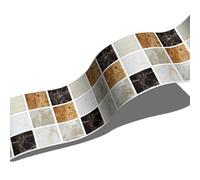Wallpaper Marble Brown Black Sticky Back Self Adhesive Wallpaper for Living Room Bedroom Peel and Stick Self Adhesive Wall Paper Waterproof Kitchen Wallpapers Removable Wallpapers 10x200cm/3 roll