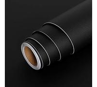 Wallpaper Marble Vinyl Film Self Adhesive Wallpaper for Bathroom Kitchen Cupboard Countertops Contact Paper PVC Waterproof Wall Stickers (Color : Matt Dark Black, Size : 500x80CM)