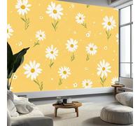 Wallpaper Mural Minimalism Art Poster Backdrop for Living Room Bedroom Garden Wall Decor Pastoral Flowers Plants Backdrop Aesthetic Mural for Bedroom - 200 x 140 cm