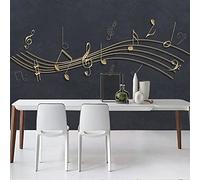 Wallpaper Murals Golden Embossed Lines Peel And Stick Removable Diy Wall Art Murals Home Wall Decor For Bedroom Living Room Classroom Office Wall Decaoration Wall Photo Wall Sti 250 (W) x 175 (H) cm