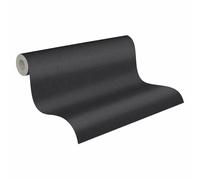 Wallpaper non-woven 37952-2 textured unicoloured black (2,98£/1qm)