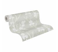 Wallpaper non-woven Daniel Hechter 6 floral greige white 37526-4 (4,30£/1qm)