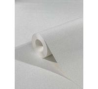 Wallpaper Non-Woven Plain Structure Glitter white silver 32630 (4,33£/1qm)