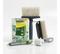 Wallpaper Paste for Wallpaper Bundled with Paste Brush, Harris Seam Roller & 9mm Utility Knife - Wallpaper Tools Kit for Paste The Wall Application
