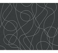 Wallpaper Patterned Design Black Non Woven Wall Paper A.S. Creation Brand New