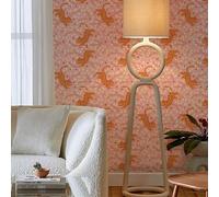 Wallpaper Pink Tiger Peel and Stick Wallpaper: Self Adhesive Wallpaper for Living Room Waterproof Vinyl Wall Paper,Art Deco Wallpaper Thicken Sticky Back Plastic Removable 38X250CM