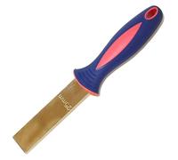 Wallpaper Scrapers,Brass Coating Knife, Plaster Spatula with Rubber Handle, Drywall Scraper, Wood Remover,Painting Tool,25 to 100mm(25mm)