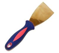 Wallpaper Scrapers,Brass Coating Knife, Plaster Spatula with Rubber Handle, Drywall Scraper, Wood Remover,Painting Tool,25 to 100mm(60mm)