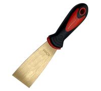 Wallpaper Scrapers,Brass Putty Knife, 1.5Mm Thick Paint Scraper with Rubber Handle, Drywall Knife Scraper Tool for Wood,75-150mm(40mm)