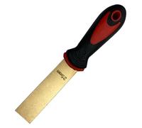 Wallpaper Scrapers,Brass Putty Knife, 1.5Mm Thick Paint Scraper with Rubber Handle, Drywall Knife Scraper Tool for Wood,75-150mm(25mm)