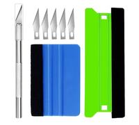 Wallpaper Tools Vinyl Application Kit with Felt Squeegee and Craft Knife