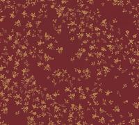 Wallpaper Versace Home 4 Small Flowers red gold gloss 935857 (9,85£/1qm)