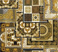 Wallpaper Versace Home Diamonds black gold white Metallic 370483 (12,46£/1qm)