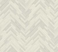Wallpaper Versace Home Herringbone Ornament grey white gloss 370511 (10,66£/1qm)