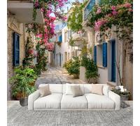 Wallpaper - Wall Mural Exotic Alley Non-Woven Wall Mural White Home Decoration Poster Picture for Living Room Bedroom & Home Interiors Wallpaper 250x175 cm