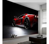 Wallpaper Wall Mural Surrealism Photography Sports Car 3D Wall Murals Non-Woven Art Wall Print, Surrealism Photography Sports Car Poster Picture Photo Background Decorative 200 x 140 cm (W x H)