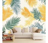 Wallpaper - Wall Mural Tropical Plants 365 x 254 cm Photo Wallpaper Leaves Non-Woven Premium Art Print Wall Mural Decoration for Living Room, Bathroom, Bedroom